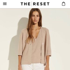 The Reset Kimono Cardigan/size medium/color natural